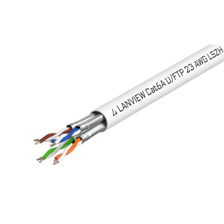 Lanview Cat6a U-FTP Network Cable - High-Speed, Reliable Connection for Home & Office | LVN122430